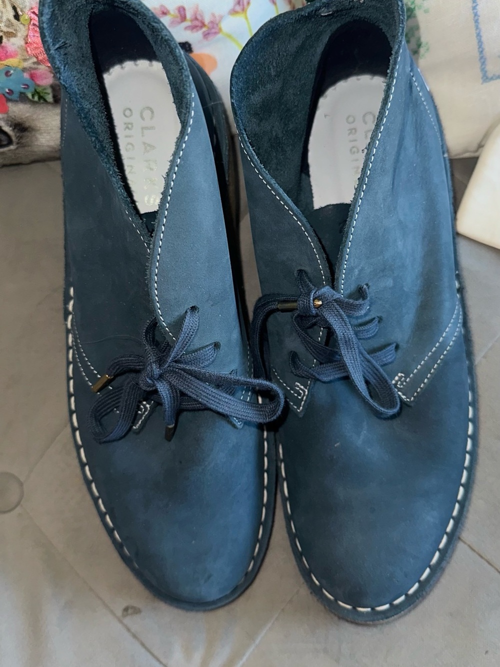 Clark’s Suede Booties 9.5